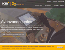 Tablet Screenshot of key-technology.com.mx